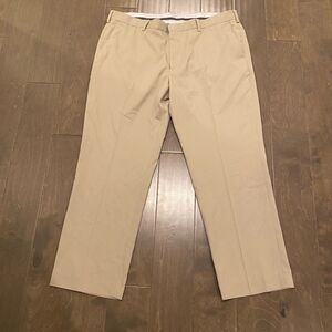 PGA Tour Golf Pants Mens Size 40x29 Tan Chino Performance‎ Wrinkle Resistant
